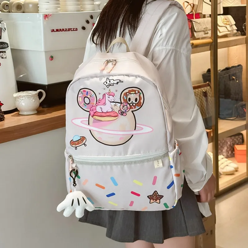 Disney Nylon Backpack Regular Unisex White-6