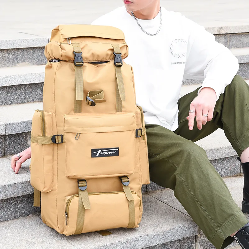 Guardians Nylon Fabric Backpack Hiking Bag Regular Unisex Jungle Camo/Mountain Camo/Black/Khaki-3