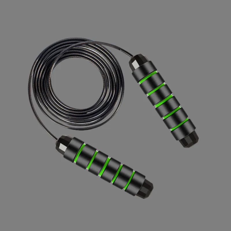 AMYUP Fitness Training Non Countable Jump Ropes Fitness Crowd Sponge Controller PPPVC Steel Wire Rope 2.8m-7