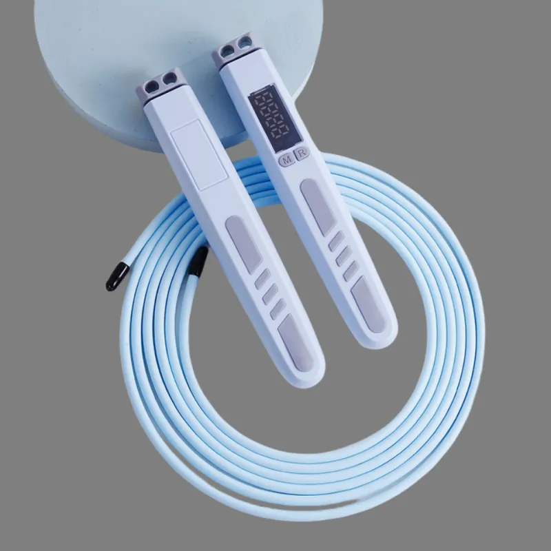 AMYUP Fitness Training Electronic Counting Jump Ropes Fitness Crowd PVC Rope PVC Controller 3m-3