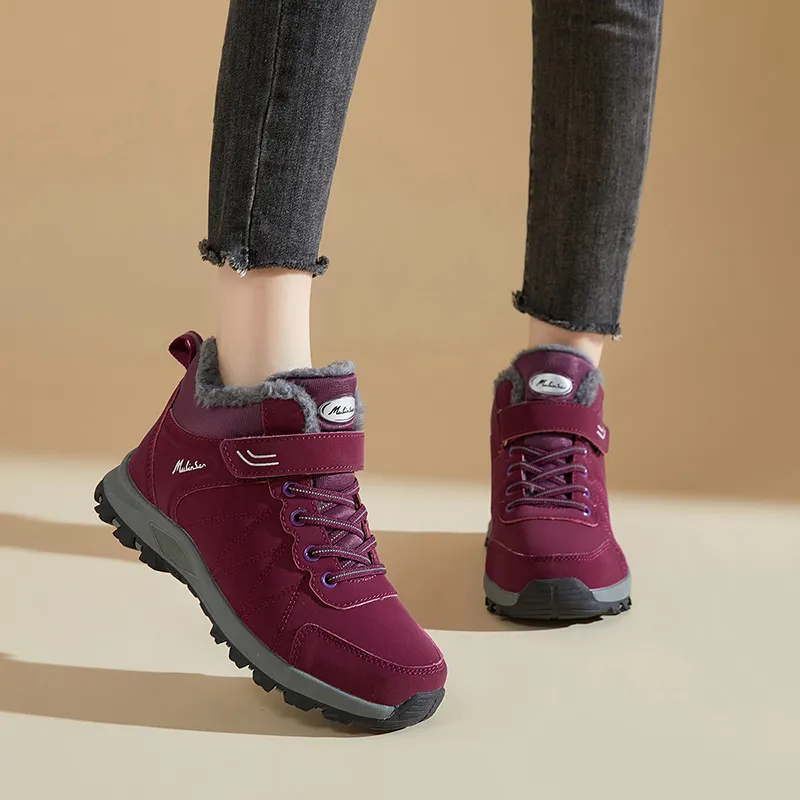 Mulinsen Outdoor Shoes Women's Low Top Black/Purple-7