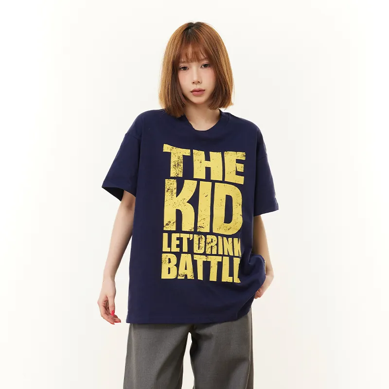 KUNZHUDAXIANG Drop Shoulder Sleeve T Shirt Unisex-11