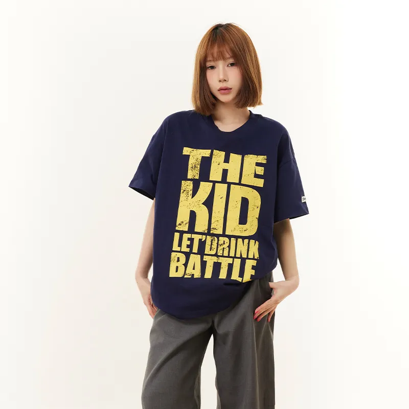 KUNZHUDAXIANG Drop Shoulder Sleeve T Shirt Unisex-12