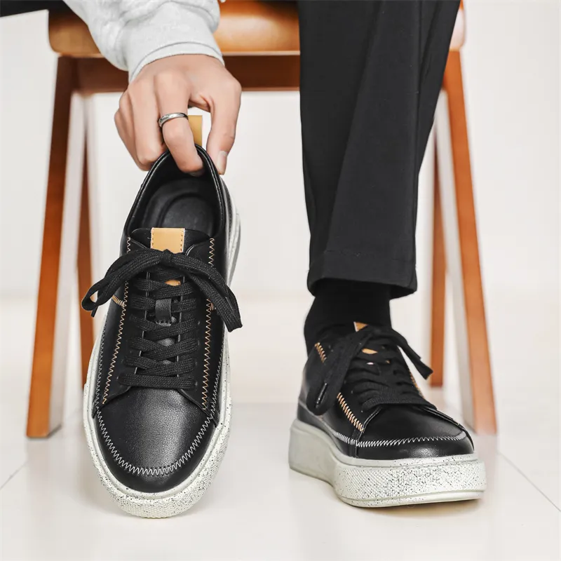 MODENGPAN Lightweight Low Top Skateboard Shoes Men's-8