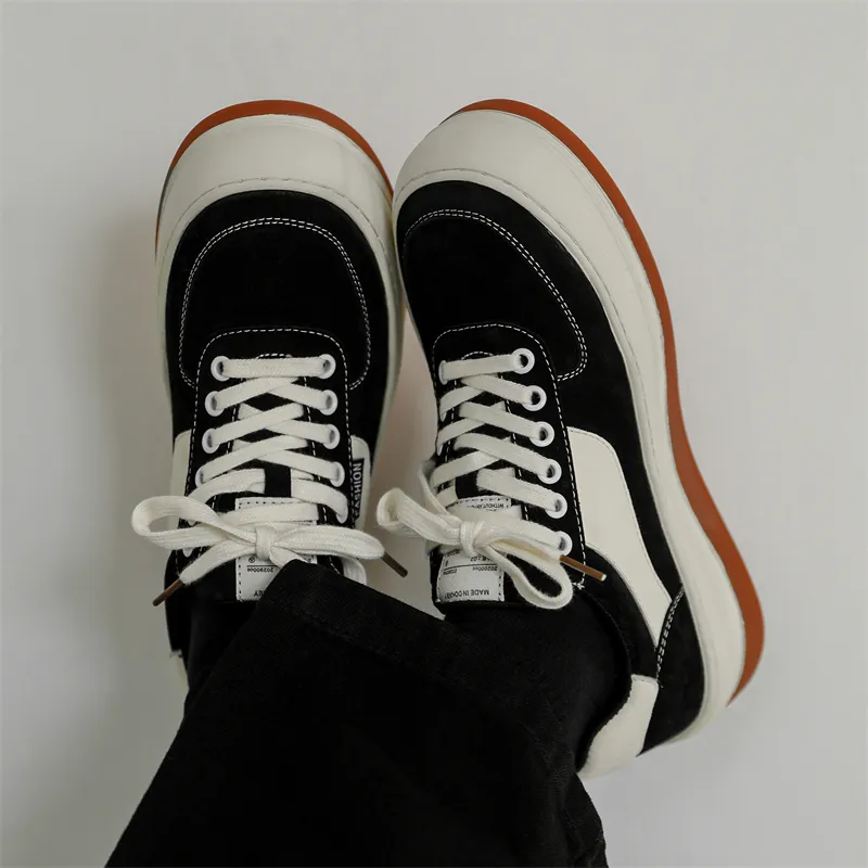 MODENGPAN Lightweight Low Top Skateboard Shoes Men's-17