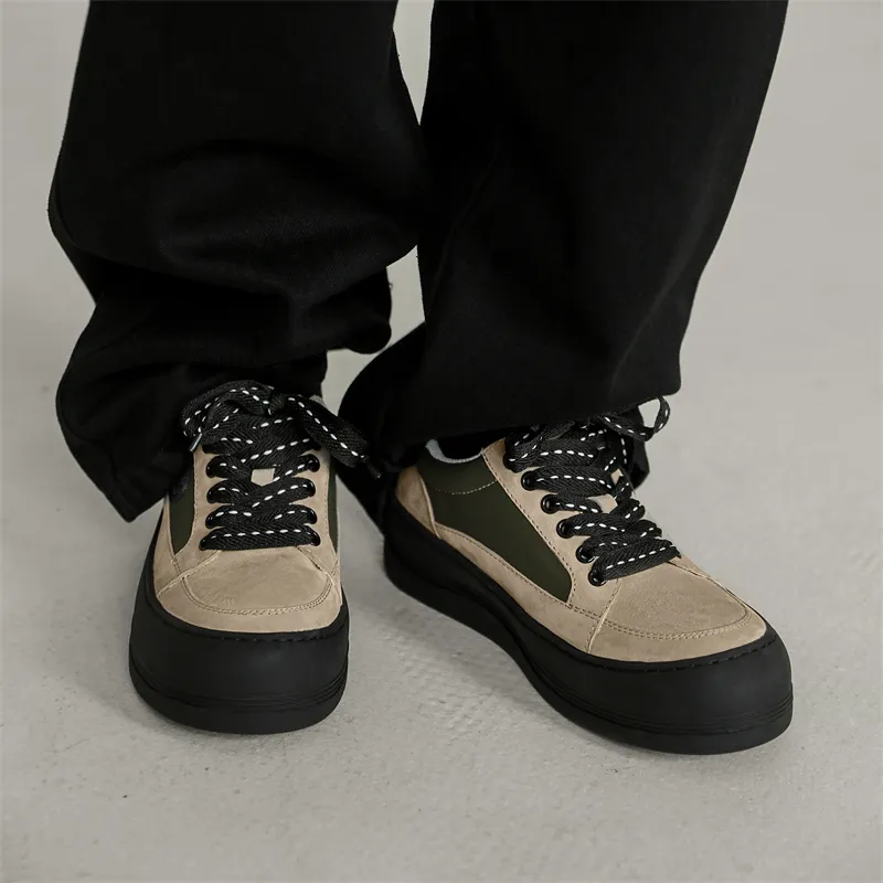 MODENGPAN Breathable Low Top Skateboard Shoes Men's-9