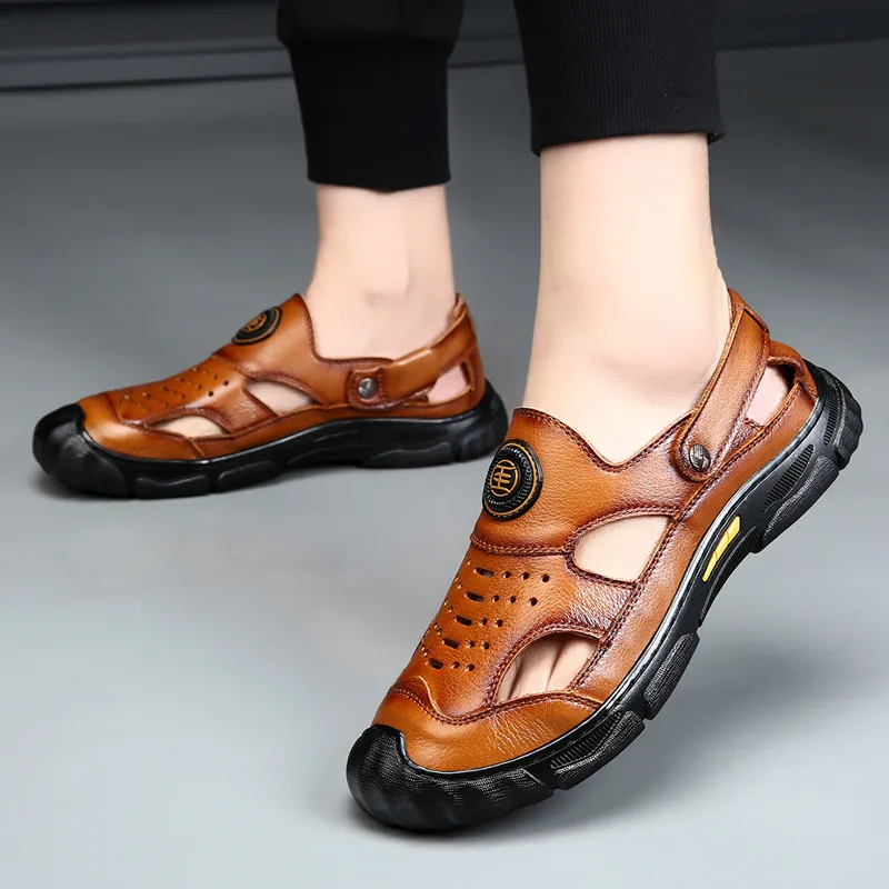 MODENGPAN Wrap toe Slippers Men's-2