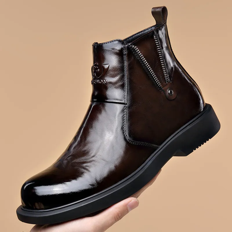 MODENGPAN Ankle Boots 2.5cm Men's-17