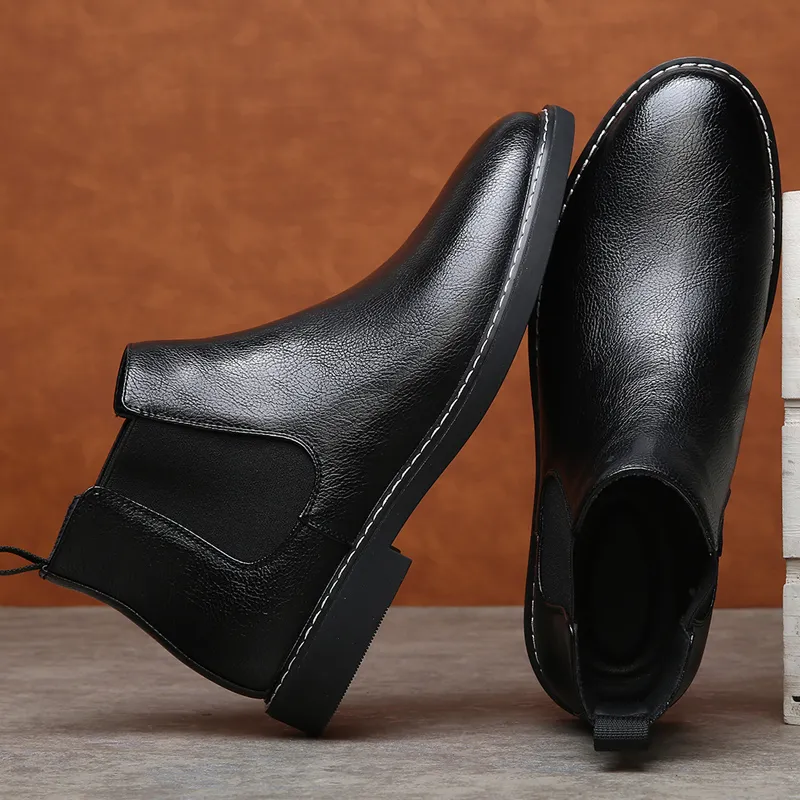 MODENGPAN Short Chelsea Boots 2.5cm Men's-4