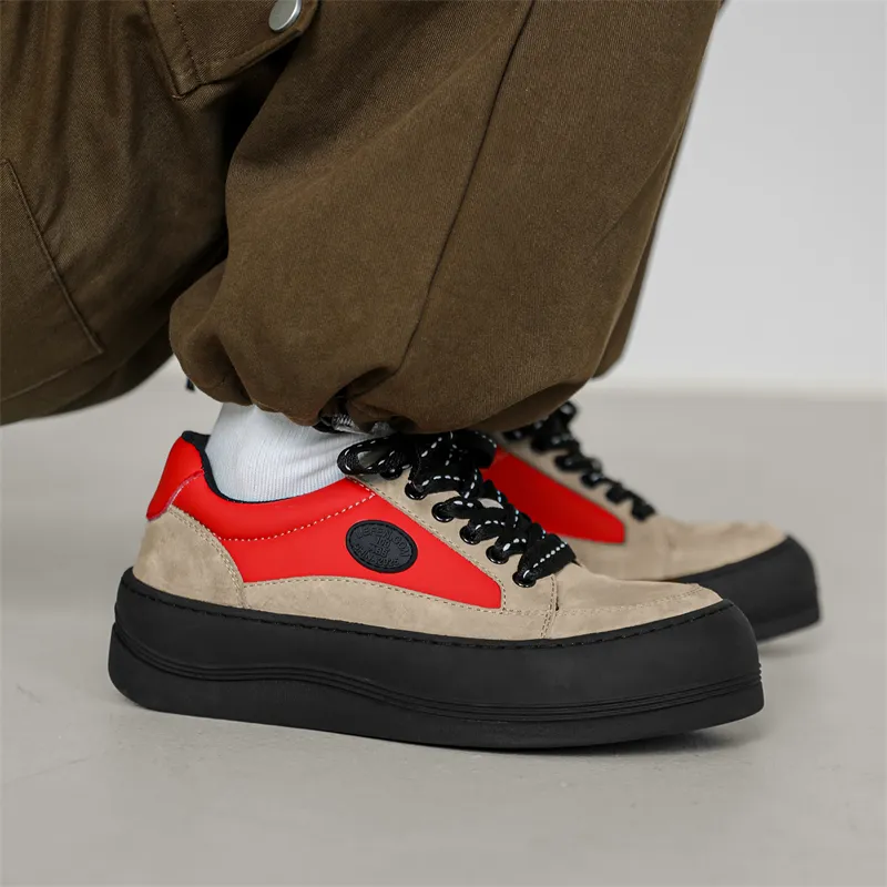 MODENGPAN Breathable Low Top Skateboard Shoes Men's-4