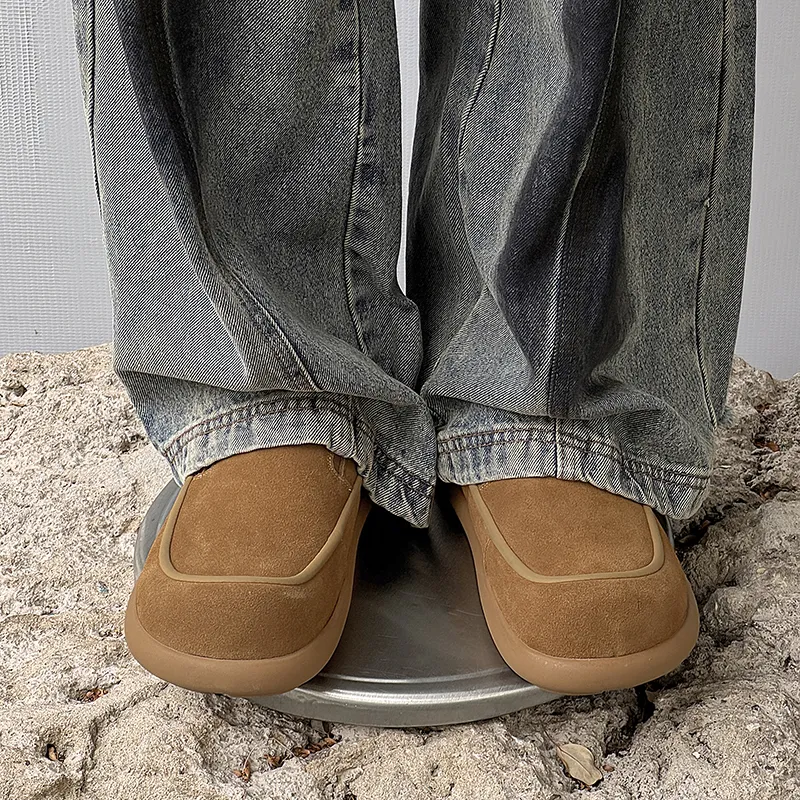 MODENGPAN Breathable And Lightweight Low Top Casual Shoes Men's-4