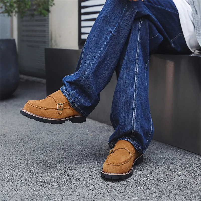 MODENGPAN Men's Casual Shoes Men Low Top-8
