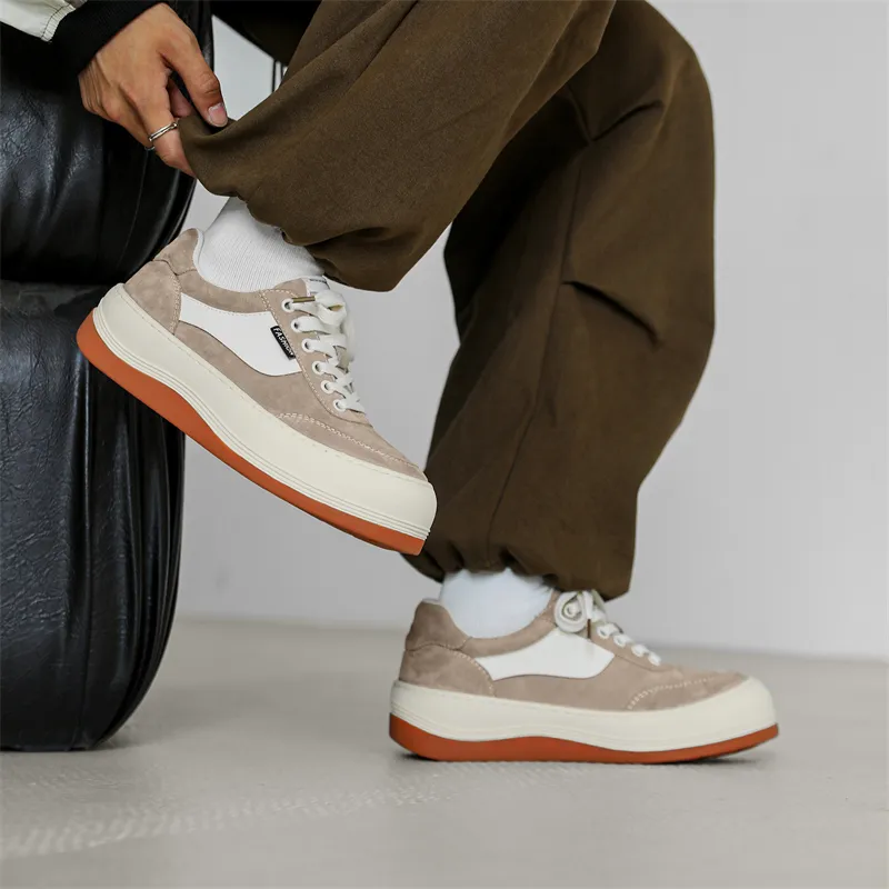 MODENGPAN Lightweight Low Top Skateboard Shoes Men's-24