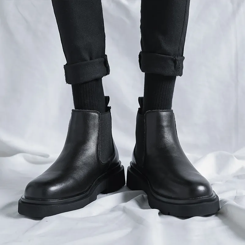 MODENGPAN Chelsea Boots 2.5 Cm Men's Black-9
