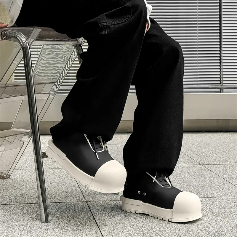MODENGPAN Puffy Shoes Low-Top Casual Shoes Unisex-5