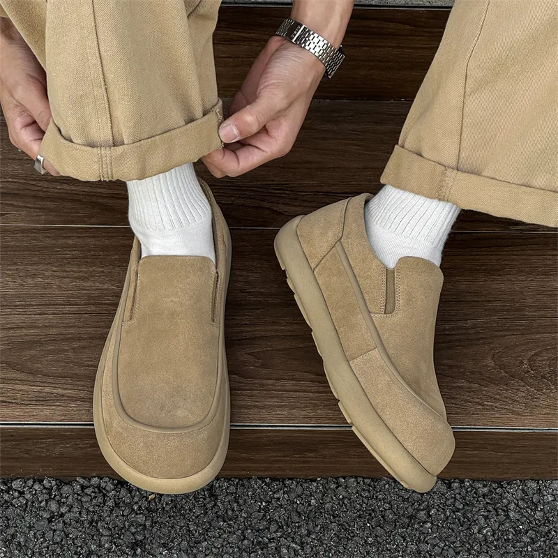 MODENGPAN Breathable And Lightweight Low Top Casual Shoes Men's-14