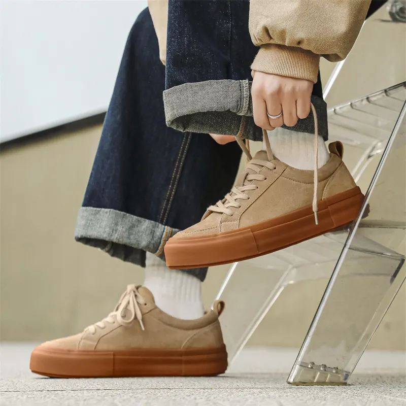 MODENGPAN Breathable Low Top Skateboard Shoes Men's-8