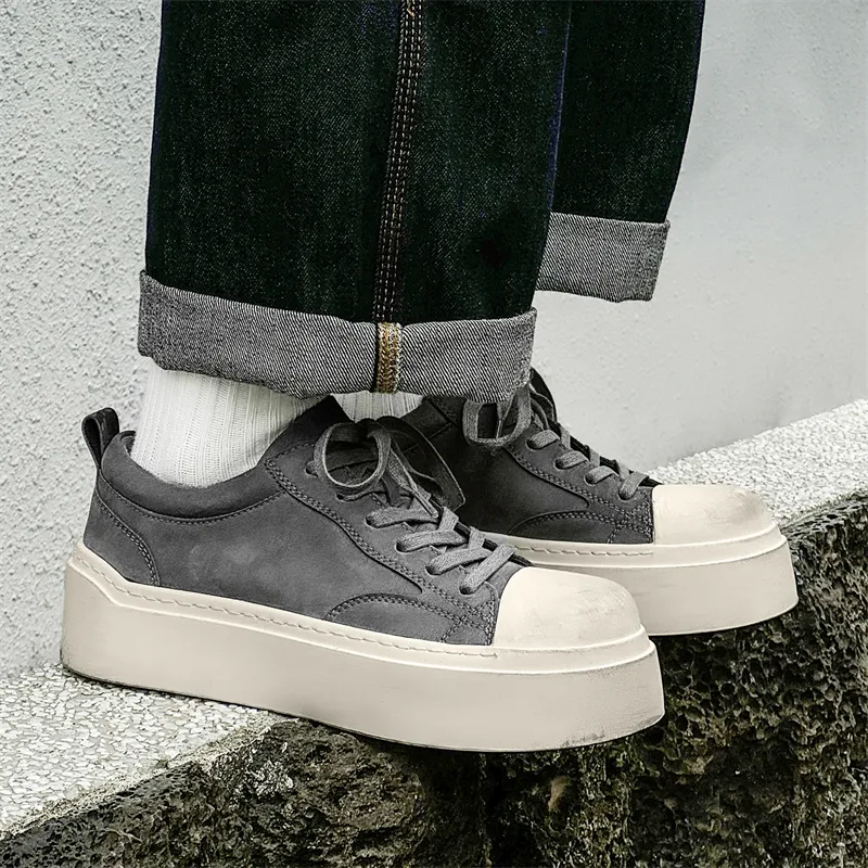 MODENGPAN Breathable Low Top Casual Shoes Men's-3