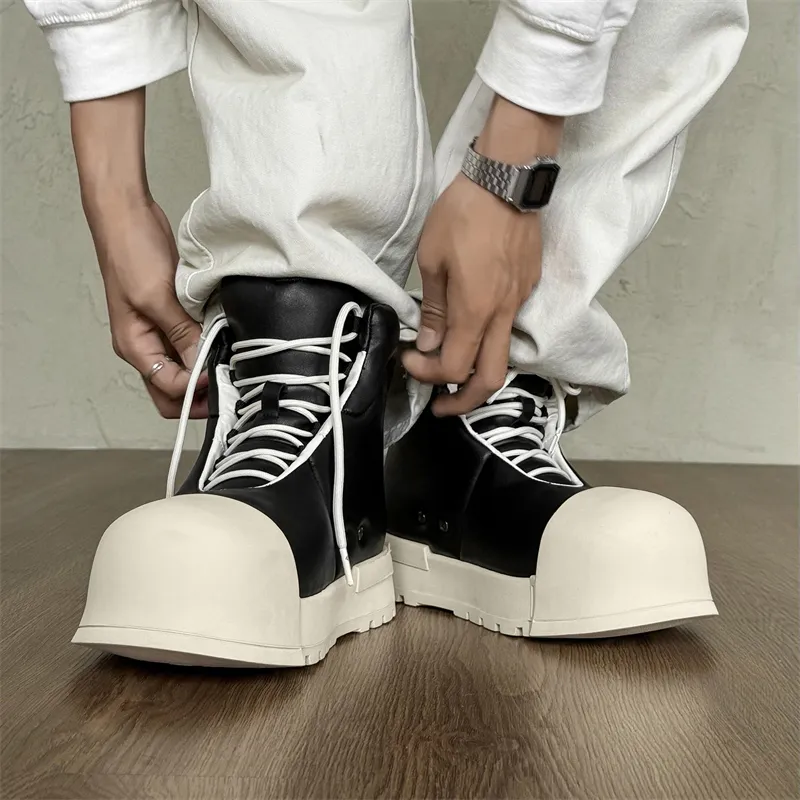 MODENGPAN Ankle Boots Unisex-8