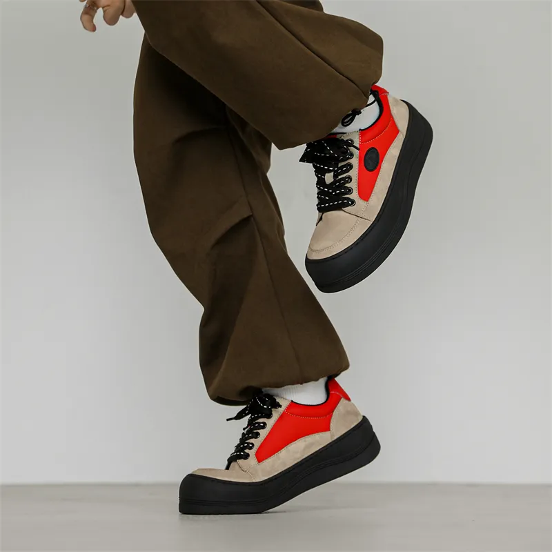 MODENGPAN Breathable Low Top Skateboard Shoes Men's-1