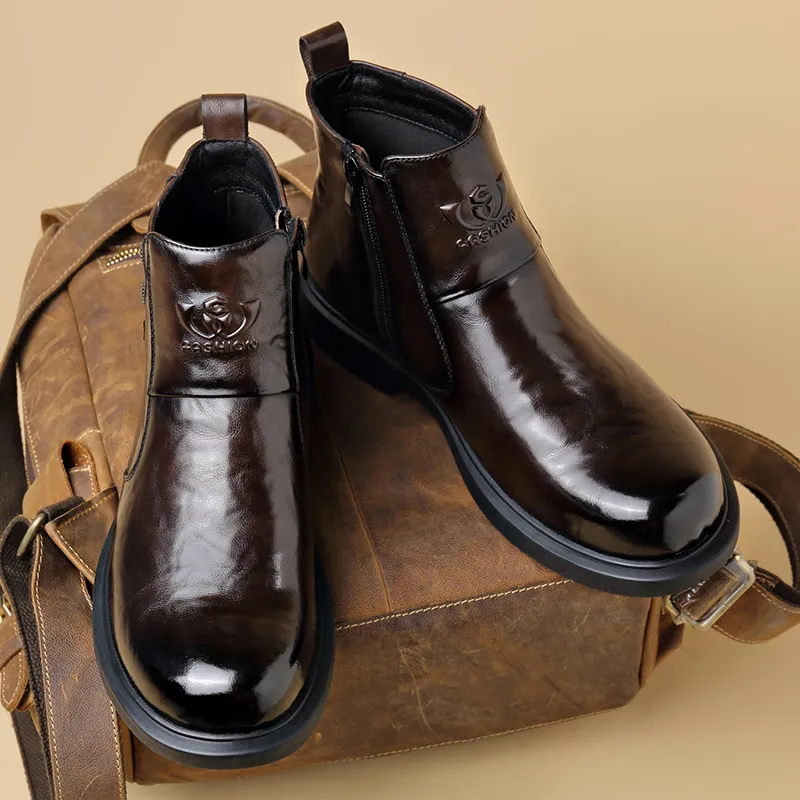 MODENGPAN Ankle Boots 2.5cm Men's-19