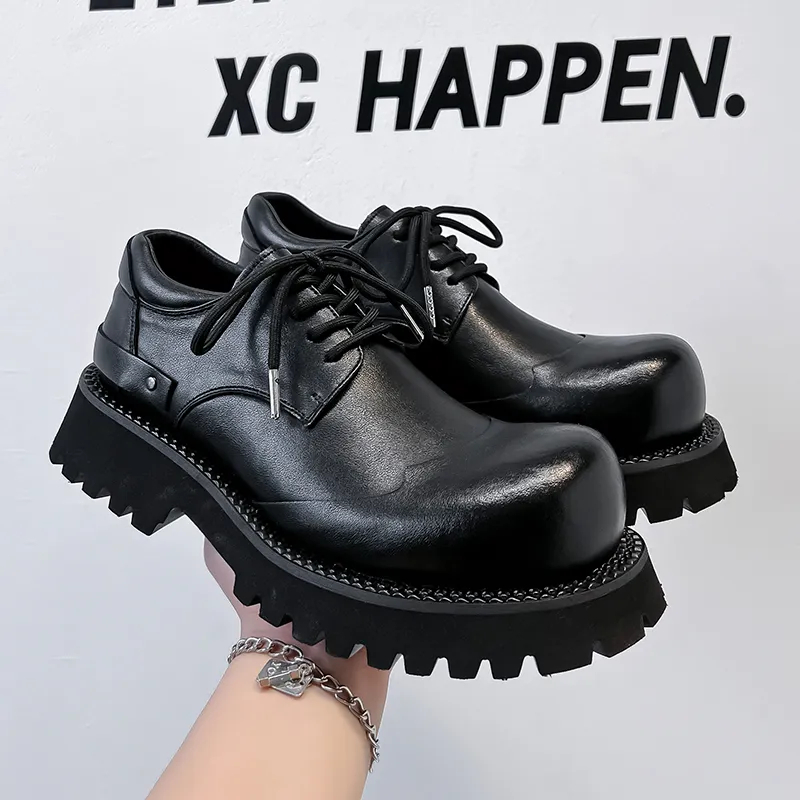 MODENGPAN Casual Shoes Men's Black-1