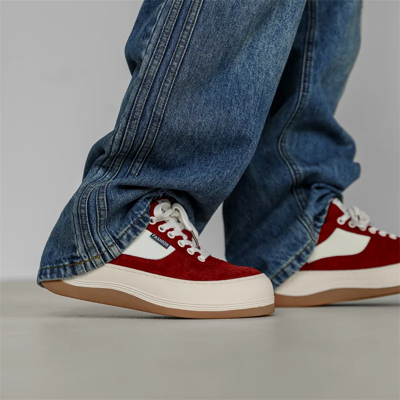 MODENGPAN Lightweight Low Top Skateboard Shoes Men's-4