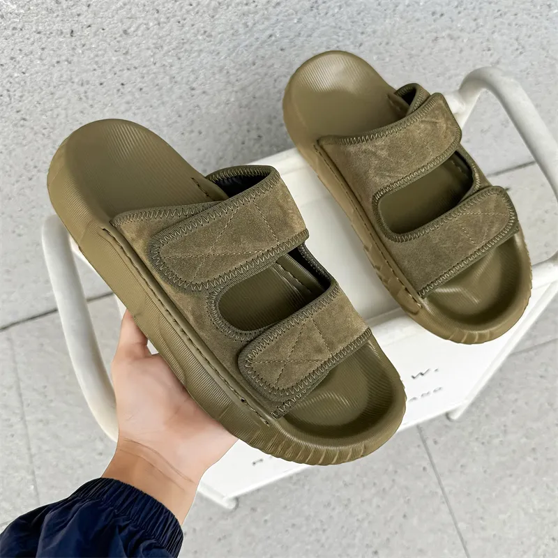 MODENGPAN EVA Cushioning Slide Slippers Men's-4