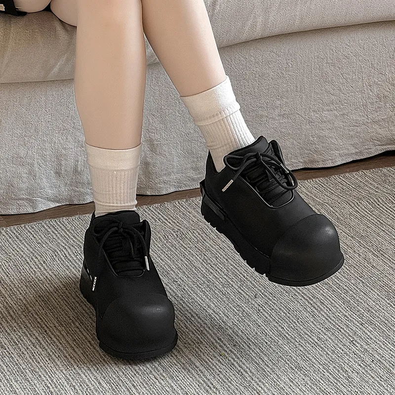 MODENGPAN Puffy Shoes Low-Top Casual Shoes Unisex-10