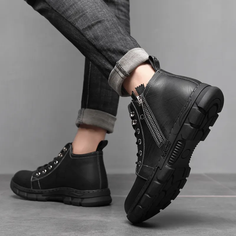 MODENGPAN Ankle Boots Men-16