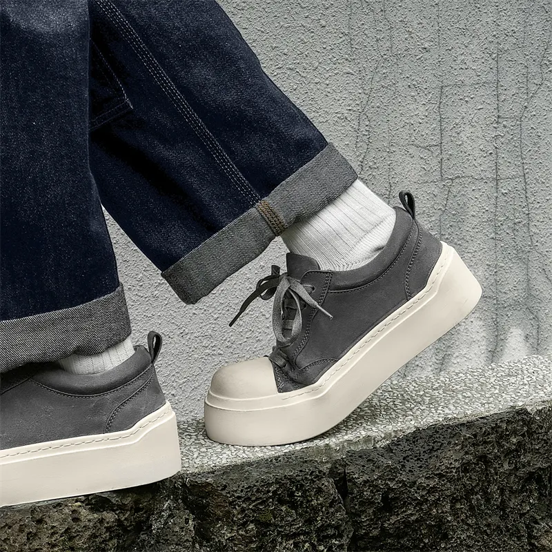 MODENGPAN Breathable Low Top Casual Shoes Men's-4
