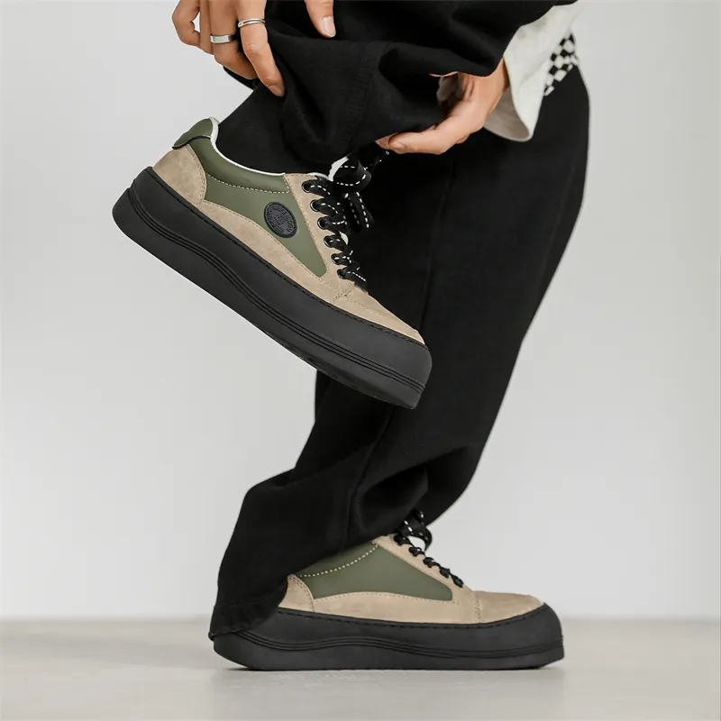 MODENGPAN Breathable Low Top Skateboard Shoes Men's-10
