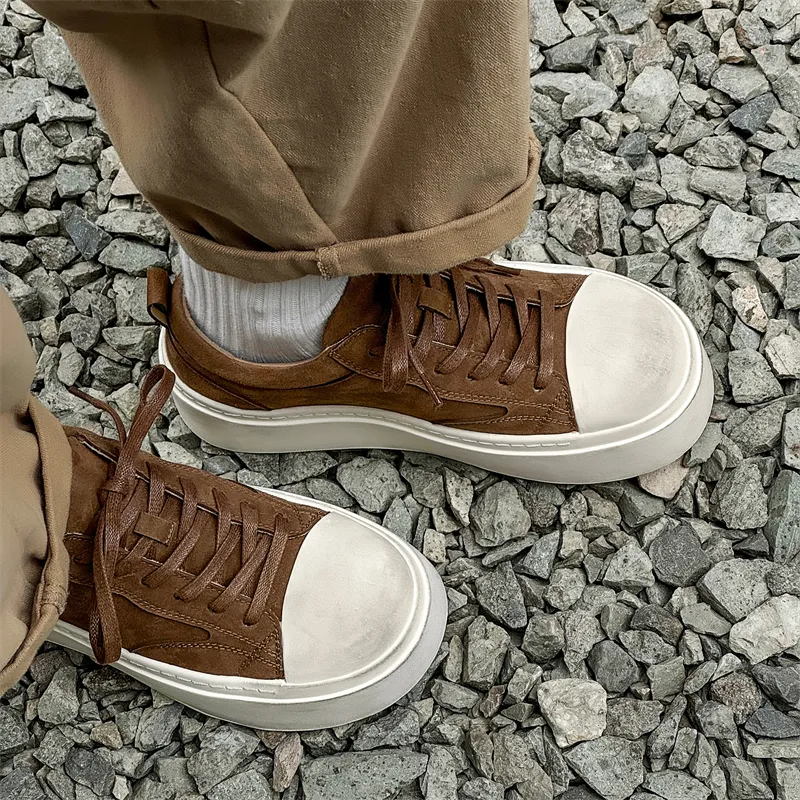 MODENGPAN Breathable Low Top Casual Shoes Men's-8