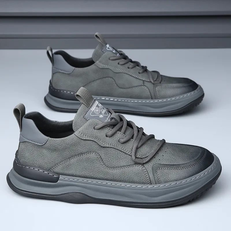 MODENGPAN Anti Slip And Wear Resistant Lightweight Low Top Skateboard Shoes Men's-7