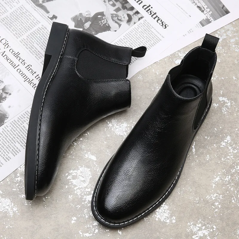 MODENGPAN Short Chelsea Boots 2.5cm Men's-7