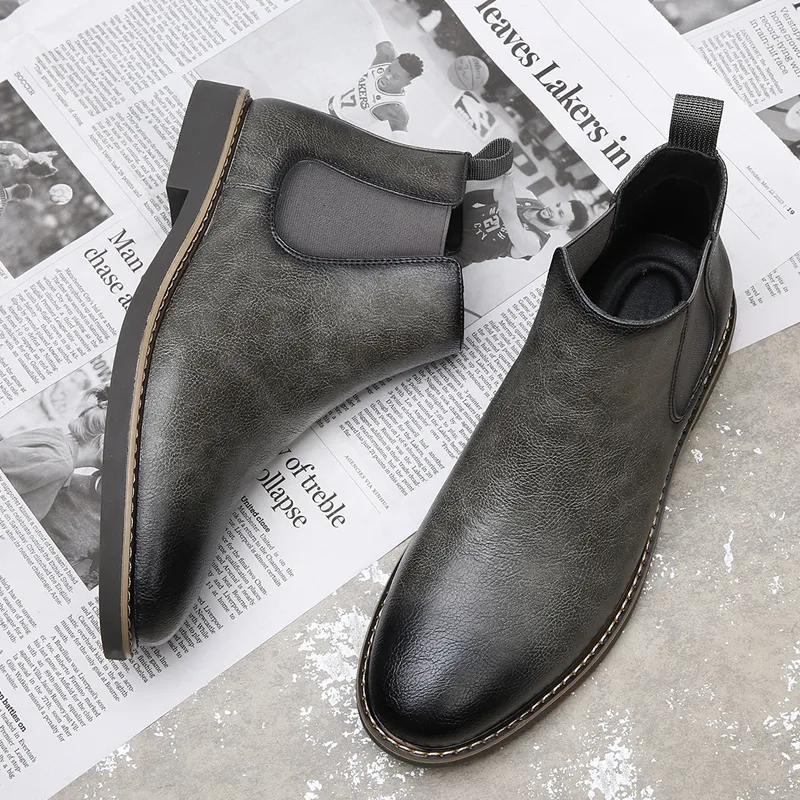 MODENGPAN Short Chelsea Boots 2.5cm Men's-28