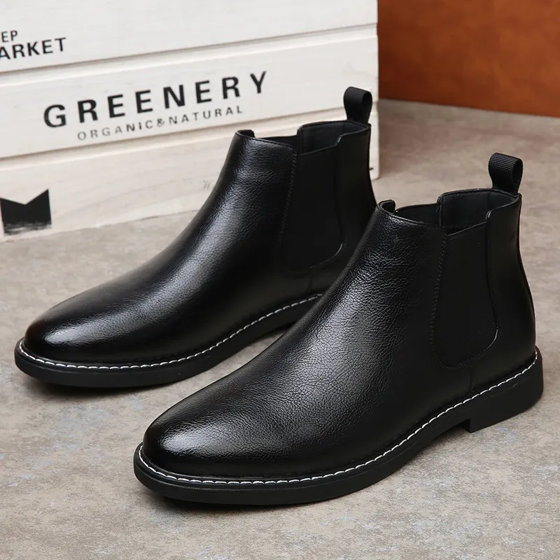 MODENGPAN Short Chelsea Boots 2.5cm Men's-9
