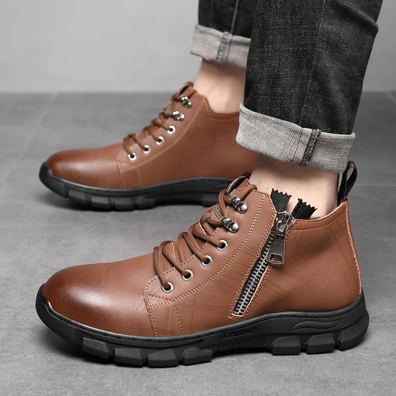 MODENGPAN Ankle Boots Men-6