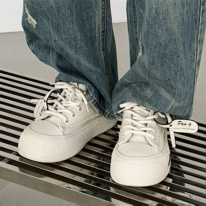 MODENGPAN Breathable Low Top Canvas Shoes Unisex-8