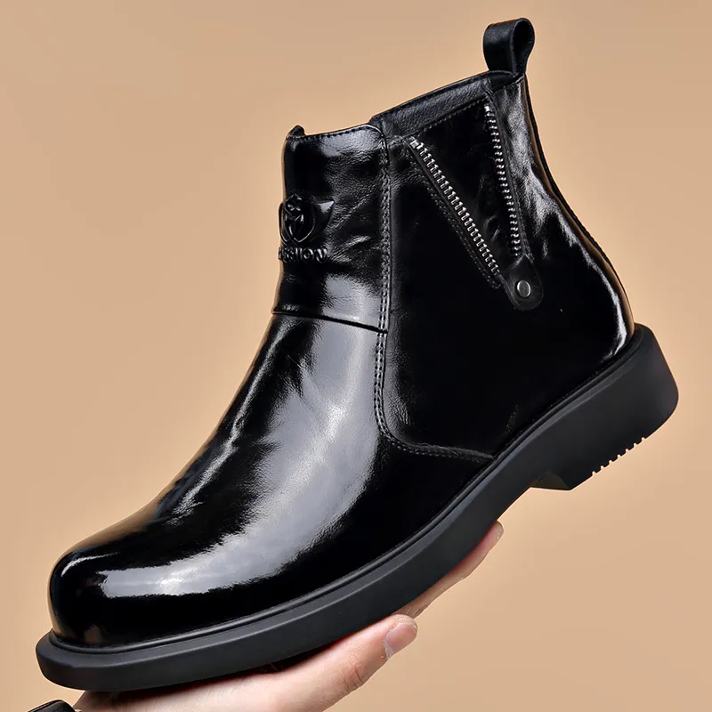 MODENGPAN Ankle Boots 2.5cm Men's-12