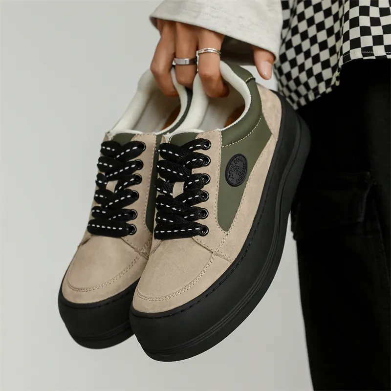MODENGPAN Breathable Low Top Skateboard Shoes Men's-7