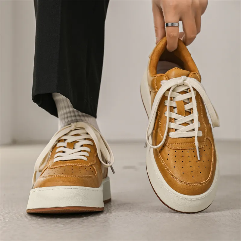 MODENGPAN Low Top Skateboard Shoes Men's-9
