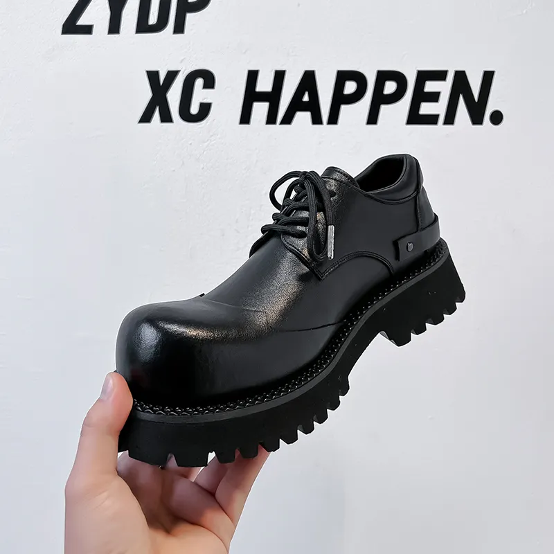 MODENGPAN Casual Shoes Men's Black-3