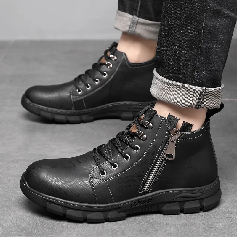 MODENGPAN Ankle Boots Men-13
