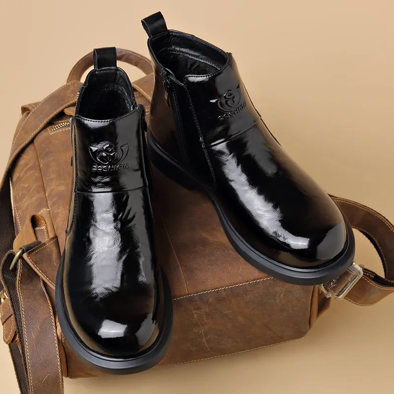 MODENGPAN Ankle Boots 2.5cm Men's-11