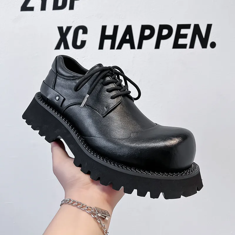MODENGPAN Casual Shoes Men's Black-2