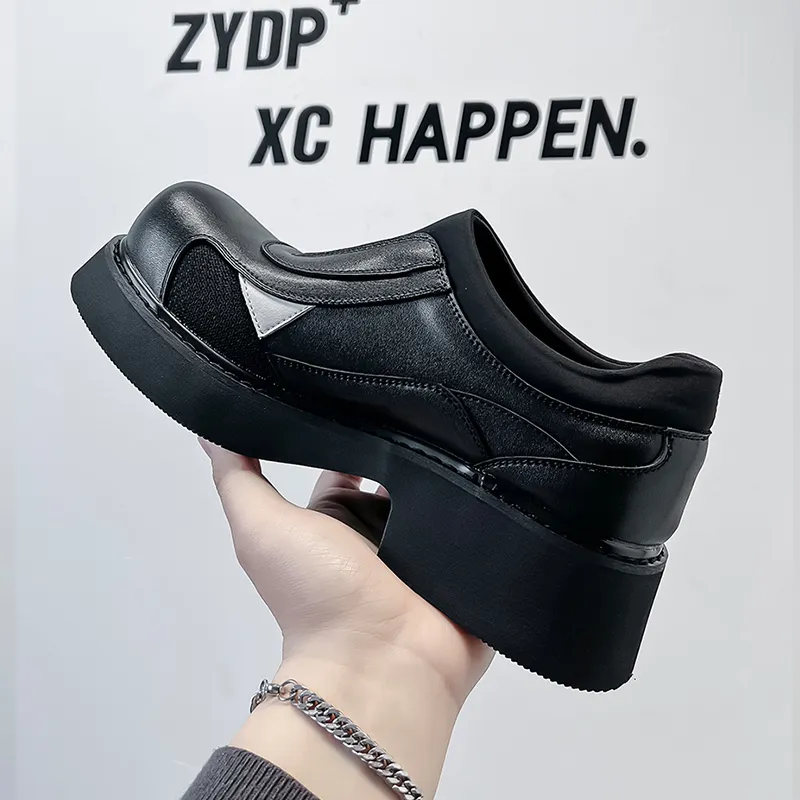 MODENGPAN Derby Shoes Men's Black-8
