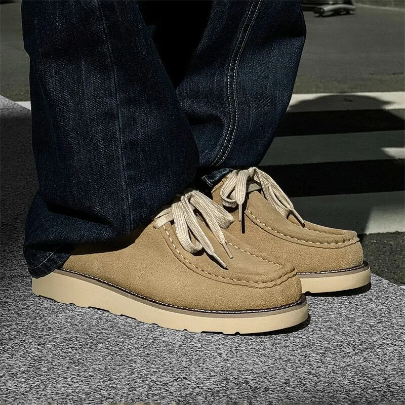 MODENGPAN Casual Shoes Men's Beige-3