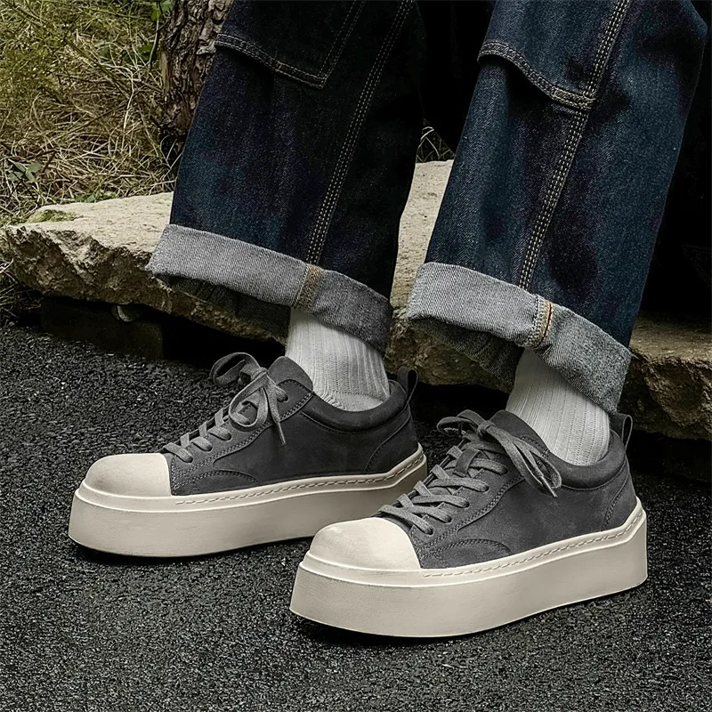 MODENGPAN Breathable Low Top Casual Shoes Men's-2
