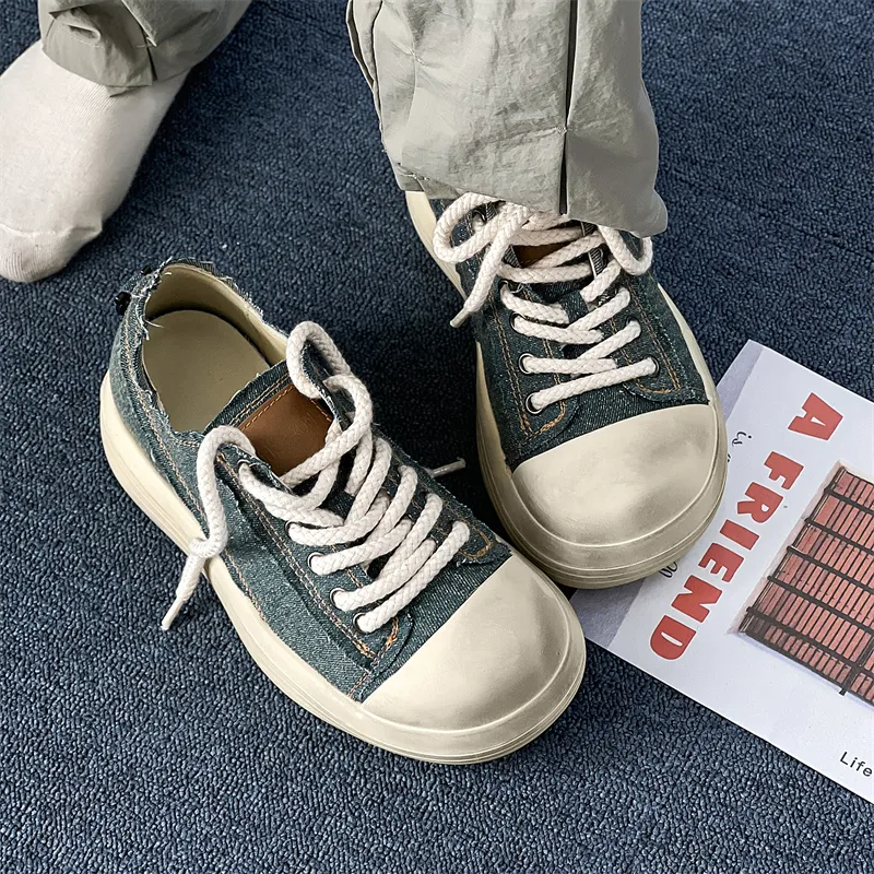 MODENGPAN Lightweight Low Top Canvas Shoes Unisex-12